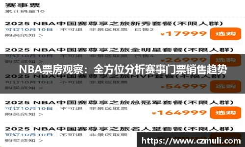 NBA票房观察：全方位分析赛事门票销售趋势